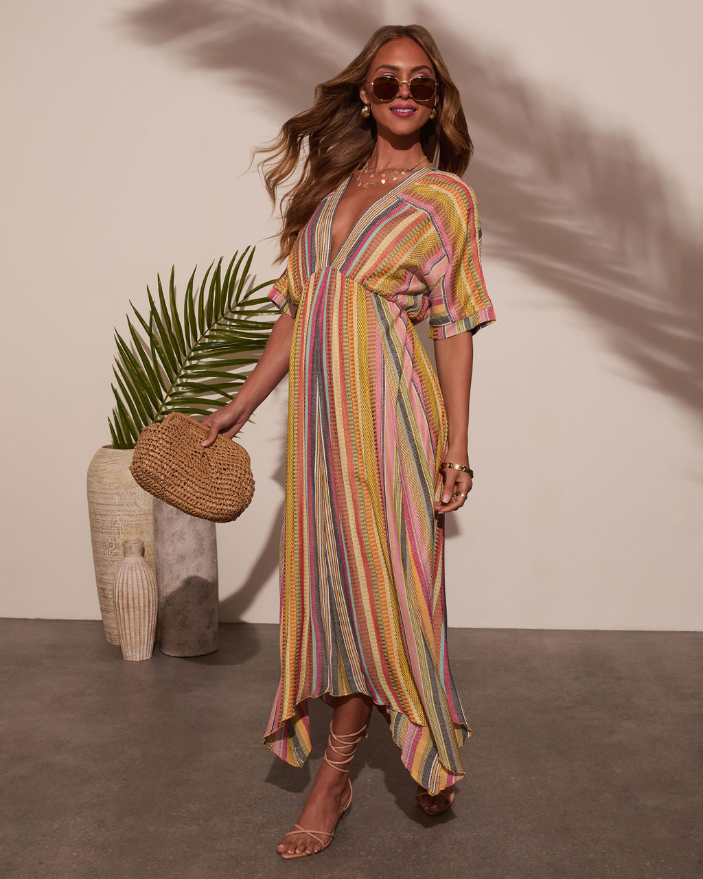 vici maxi dress Vivica Striped in Yellow Special Clearance Buy Yumi Teal Blue size:US16W Make your entrance one