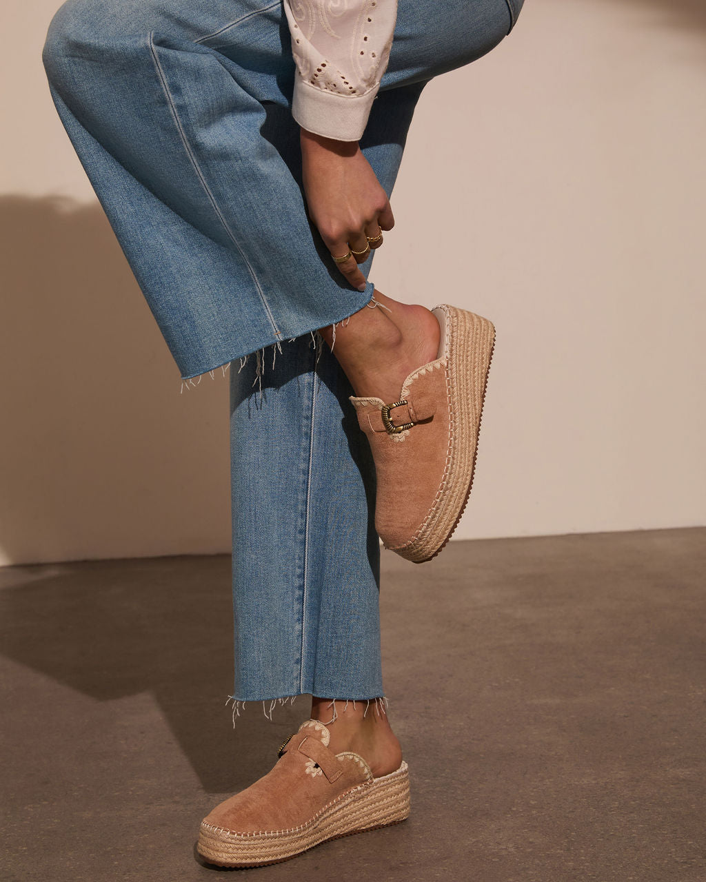 Esme Suede Platform Mule – VICI