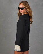 Calista Contrast Cuff Mini Dress