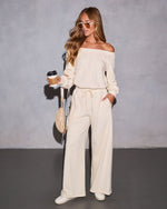 Dream A Little Off the Shoulder Jumpsuit