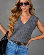Serene V-Neck Sweater Vest