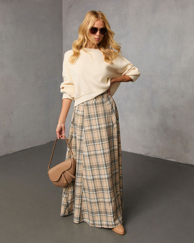 Foxcroft Plaid Maxi Skirt – VICI