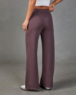 Quiet Edition Drawstring Wide Leg Lounge Pants