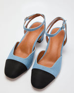 Denim % Vaila Denim Kitten Heels-2