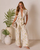 Solla Smocked Wide Leg Pants