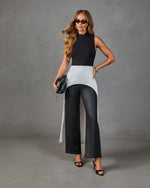 Coastal Village Color Block Maxi Top