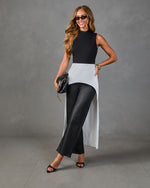 Coastal Village Color Block Maxi Top