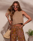 Solstice Sleeveless Sweater Top