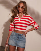 Amala Striped Collared Tee