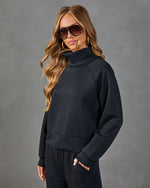 Better Balance Scuba Mock Neck Top