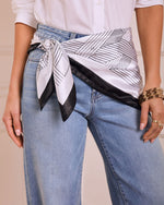 Riyan Abstract Satin Scarf