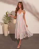 Summer Theory Striped Maxi Dress