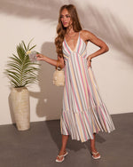 Summer Theory Striped Maxi Dress