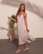 Summer Theory Striped Maxi Dress