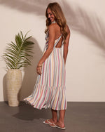 Summer Theory Striped Maxi Dress