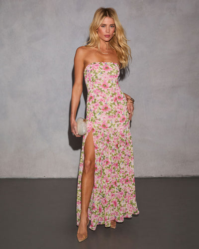 Lily Song Floral Drop Waist Maxi Dress – VICI