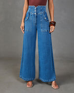 Christen High Waisted Wide Leg Jeans
