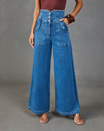 Christen High Waisted Wide Leg Jeans