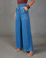 Christen High Waisted Wide Leg Jeans