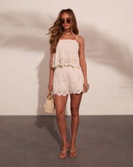 Gleaming Edit Eyelet Shorts