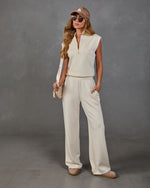 Barton Drawstring High Rise Soft Form Pants