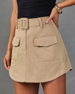Whitney Belted Cargo Mini Skirt