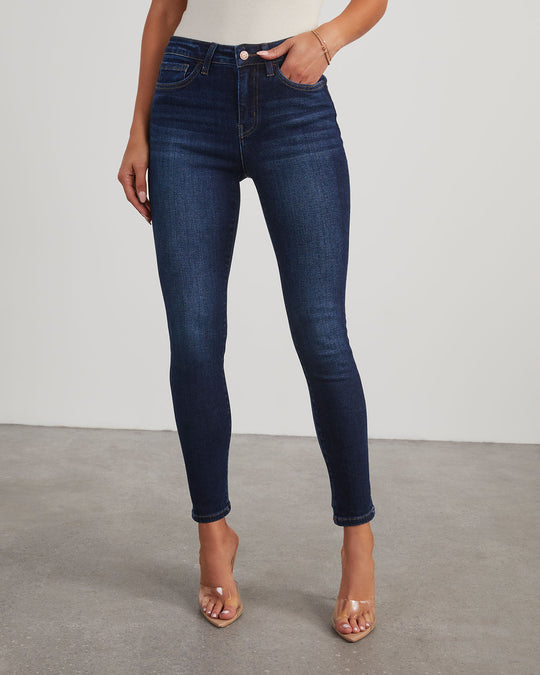 Adele High Rise Cropped Skinny Jeans