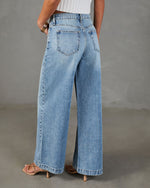 Throwback Origin Rigid High Rise Wide Leg Jeans
