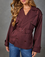 Autumn Estate Belted Trench Jacket