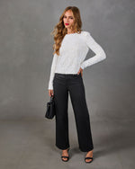 Evening Preview Velvet Sequin Blouse