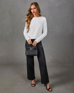Evening Preview Velvet Sequin Blouse