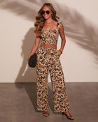 Carriena Abstract Print Pants