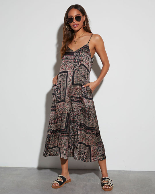Gypsy Soul Abstract Jumpsuit