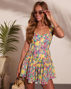 Sunny Story Cotton Tropical Floral Romper