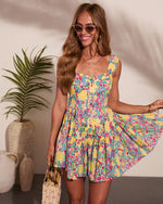 Sunny Story Cotton Tropical Floral Romper