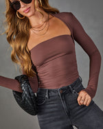 Sandie Ruched Square Neck Top