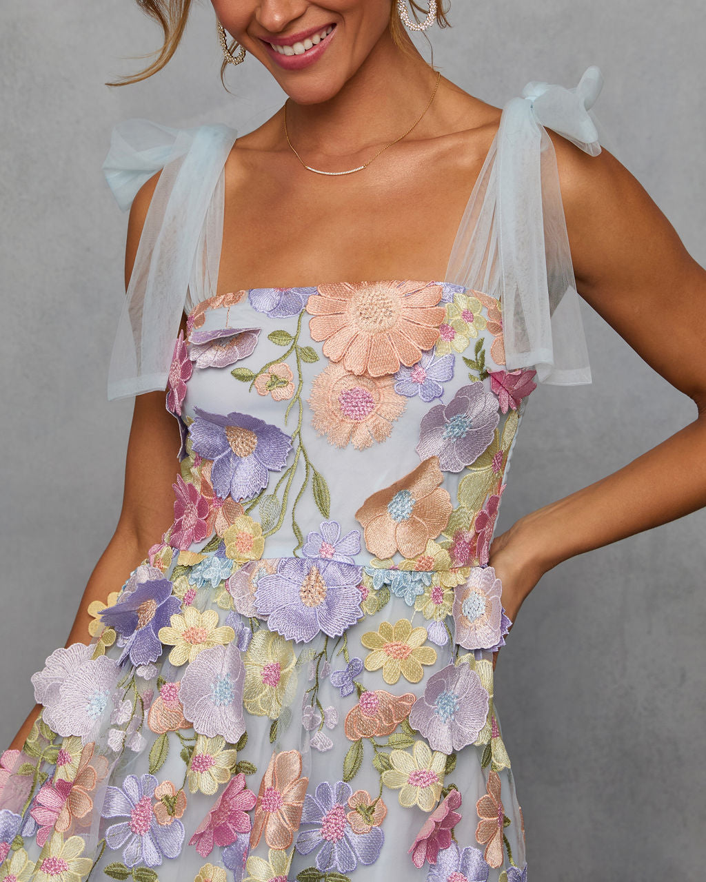 Petals in the Breeze Midi Dress main image 0