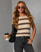 Sepia Breeze Striped Sweater