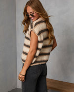 Sepia Breeze Striped Sweater