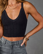Steady Stride Seamless Crop Tank Top