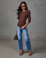 Willis Boat Neck Asymmetric Hem Sweater