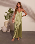 Glow Theory Satin Maxi Dress