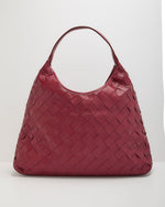 Ramina Woven Leather Shoulder Bag