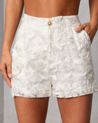 Midnight Renewal Floral Applique Shorts