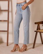 Teagan Super Stretch High Rise Straight Jeans