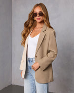 Mulberry Hour Color Block Blazer