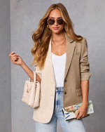 Mulberry Hour Color Block Blazer
