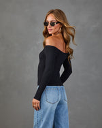 Fresh Focus Seamless Boat Neck Perforated Top
