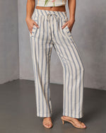 Rubee Striped Wide Leg Pants
