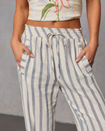 Rubee Striped Wide Leg Pants